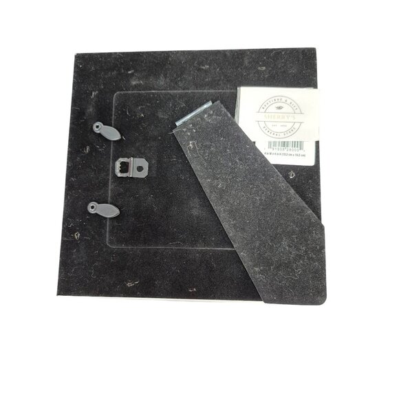 4" X 4" Holiday Single Image Frame Gold/White - Threshold™ - Picture 3 of 3